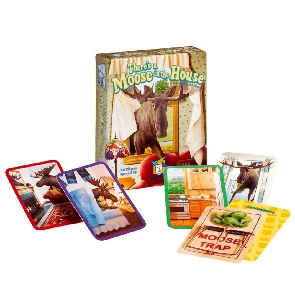 💜Vintage There's a Moose in the House 2004 Edition Card Game